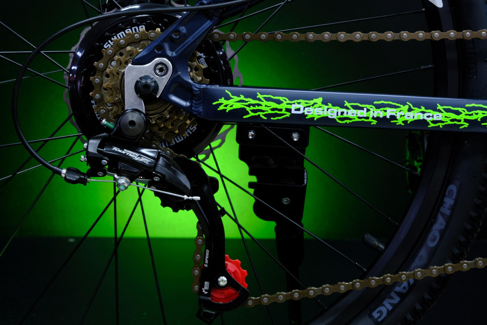 Lorak Shark 24 Black Матовый Синий/Зелёный