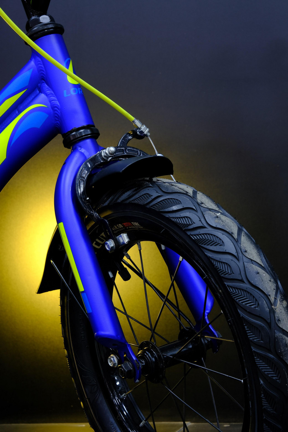 Lorak Junior 14 Boy Матовый Синий/Жёлтый