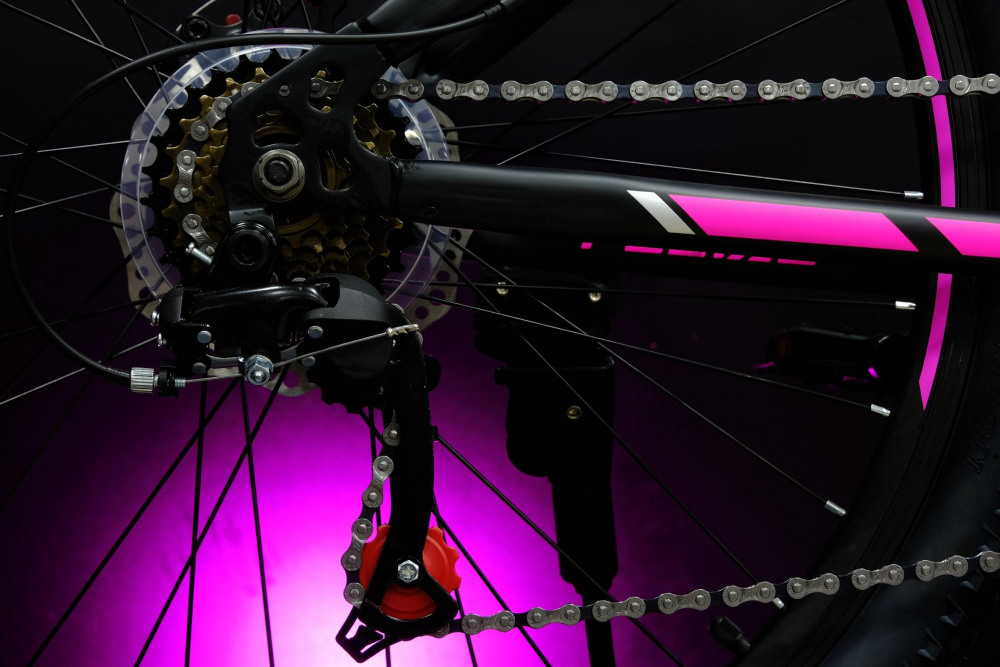 FOLTAS 26 Steel - 15р Чёрный/Розовый