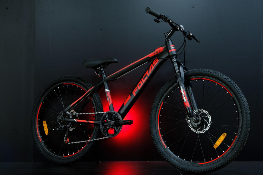 FOLTAS 26 Steel - 15р Чёрный/Красный