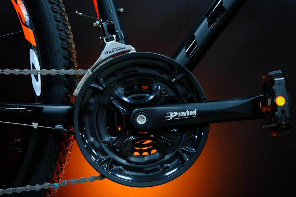 Lorak Sel 9150 Матовый Чёрный/Оранжевый 23р (на рост 189-205)