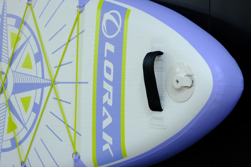 Сапборд Lorak 913 (350*84*15) сиренево-зелёный, код 77913