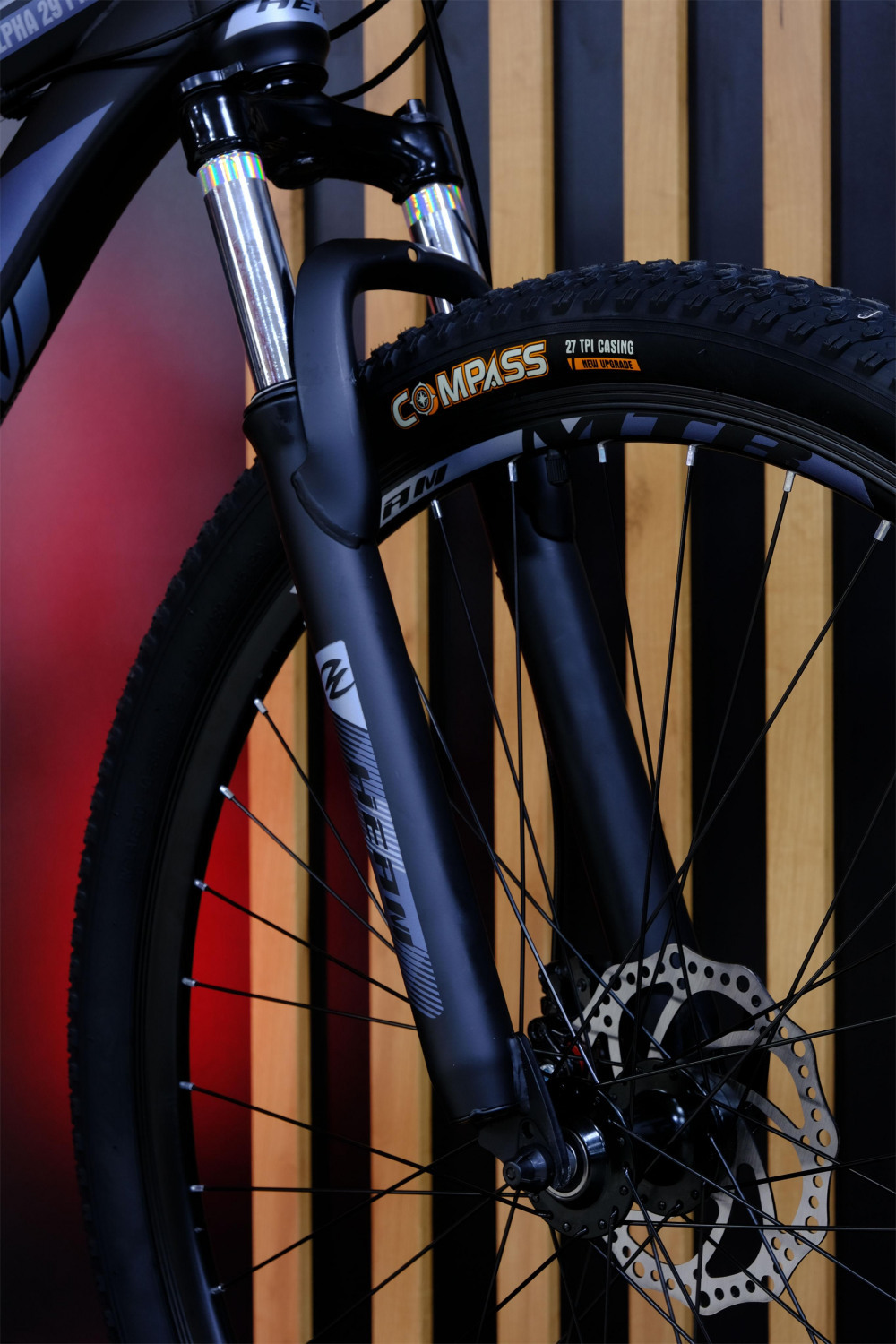 HEAM ALPHA 29 Prom Матовый Чёрный/Серый рама 21 (на рост 183-190)