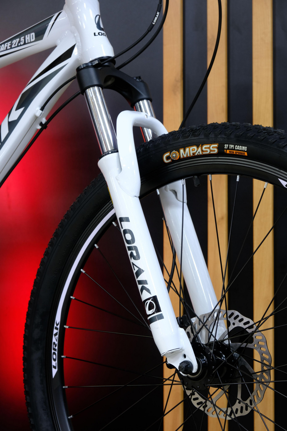 LORAK Safe 27,5 HD Белый/Серый рама 19 (на рост 171-182)