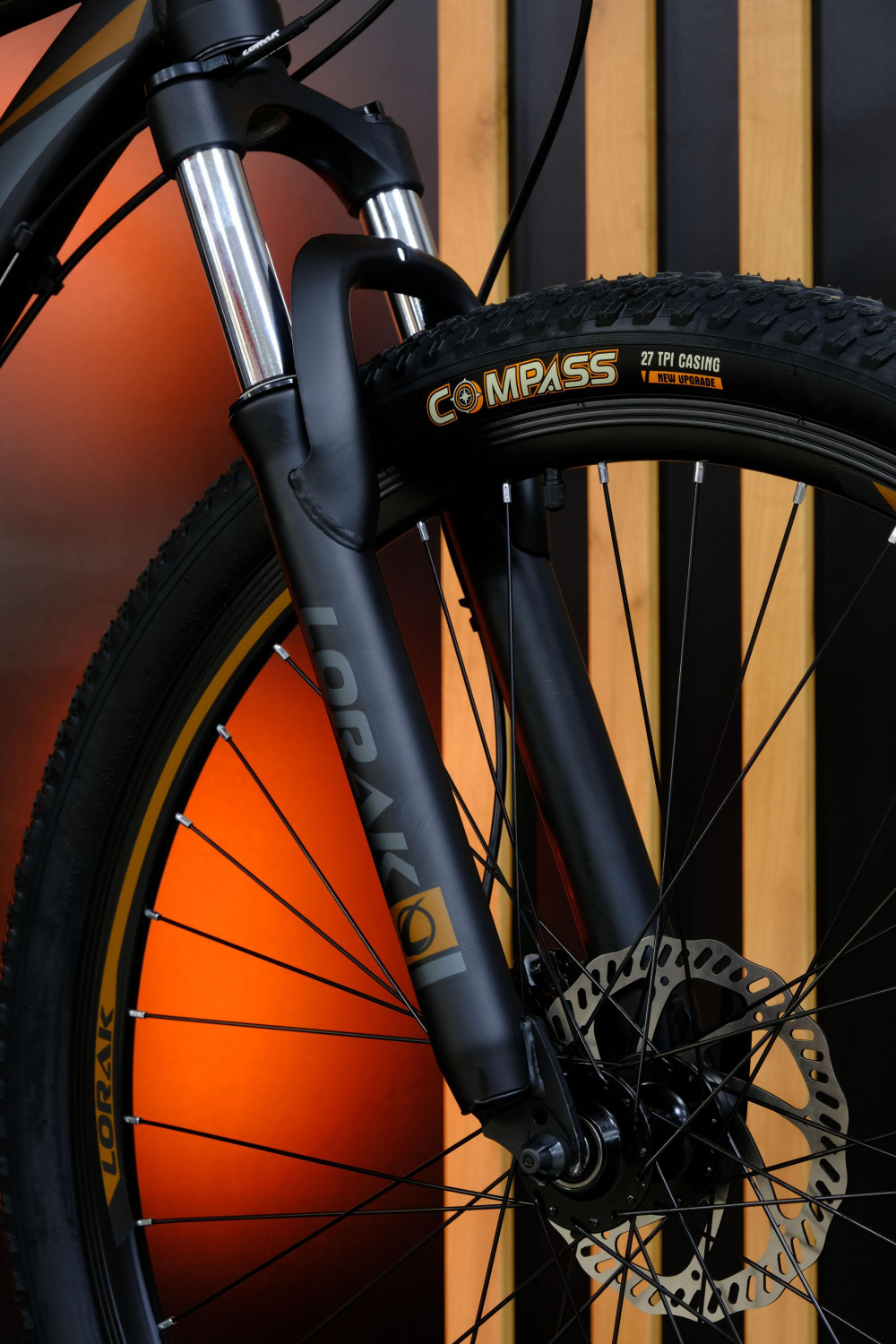 LORAK Safe 27,5 HD Матовый Черный/Коричневый рама 17 (на рост 155-173)